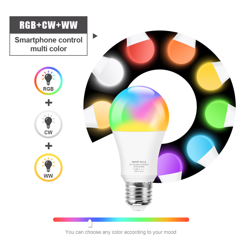 802.11bgn Wifi Enabled Smart Led Bulb  Alexa